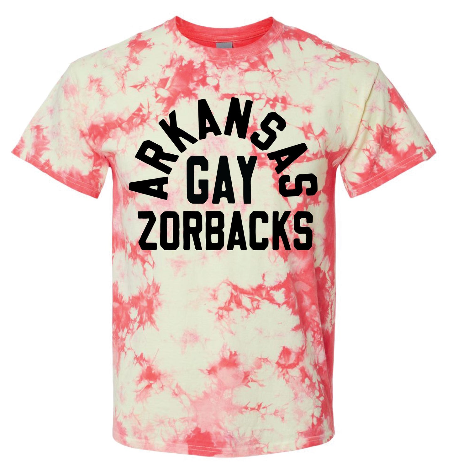 Arkansas Gayzorbacks Tie Dye Tee